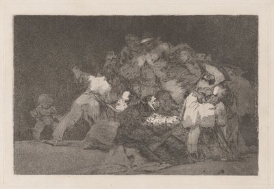 General Folly, joka tunnetaan myös nimellä The Claws of a Cat ja the Dress of a Devote, sarjasta Los disparates (Sananlaskut) tekijältä Francisco de Goya