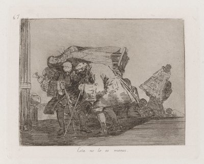 Tämä ei ole vähempää, levy 67 julkaisusta The Disasters of War tekijältä Francisco de Goya