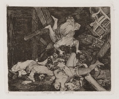 Ravages of War, levy 30 julkaisusta The Disasters of War tekijältä Francisco de Goya