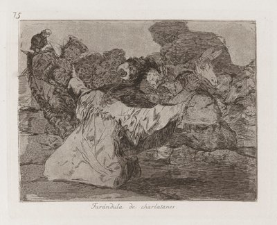 Charlatans show-bisnes tekijältä Francisco de Goya