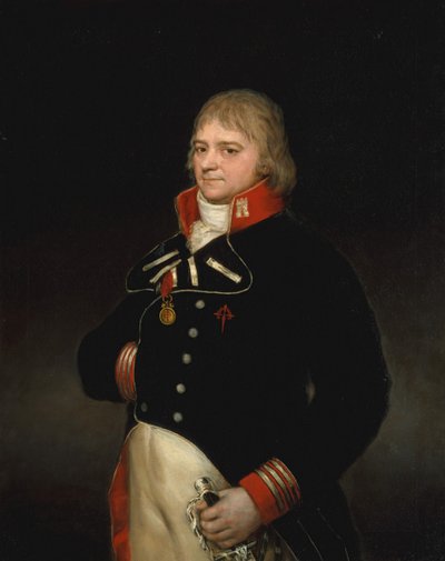 Ignacio Garcini ja Queralt 1752-1825, insinööriprikaati, 1804. tekijältä Francisco de Goya