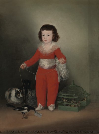 Manuel Osorio Manrique de Zuñiga 1784-1792, 1787-88. tekijältä Francisco de Goya