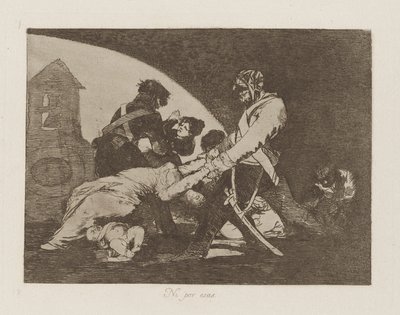 Älä myöskään tee näitä, pl. 11 sarjasta The Disasters of War tekijältä Francisco de Goya