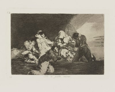 Ei voi katsoa. (Yksi tölkki tekijältä Francisco de Goya
