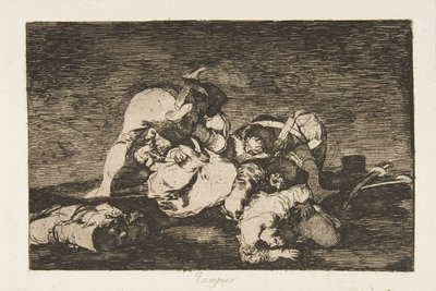 Levy 10 julkaisusta The Disasters of War Los Desastres de la Guerra: Nor [d..., 1810, julkaistu 1863. tekijältä Francisco de Goya
