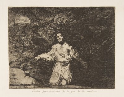 Levy 1 julkaisusta The Disasters of War The Disasters of War: Sad..., ca. 1815 julkaistu 1863. tekijältä Francisco de Goya