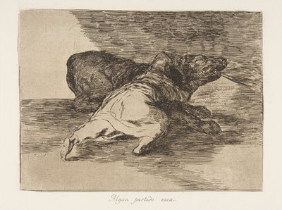 Levy 40 teoksesta The Disasters of War Los Desastres de La Guerra: He ge..., 1810, julkaistu 1863. tekijältä Francisco de Goya