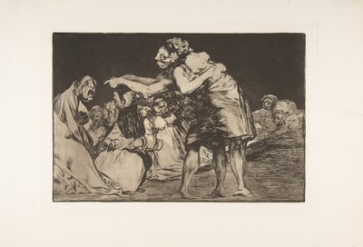 Levy 7 Disparatesista: Disorderly Folly, n. 1816-23 julkaistu 1864. tekijältä Francisco de Goya