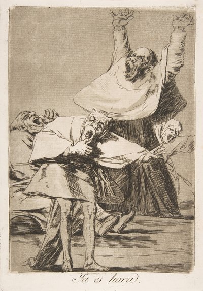 Levy 80 Los Caprichosista: On aika Ya es hora., 1799. tekijältä Francisco de Goya