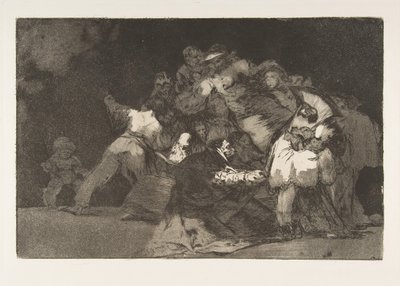 Levy 9 Disparatesista: General Folly, n. 1816-23 julkaistu 1864. tekijältä Francisco de Goya