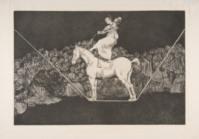 Disparatesin levy B: Punctual Folly, n. 1816-23 julkaistu ennen vuotta 1877. tekijältä Francisco de Goya