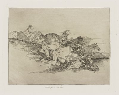 Sempre passa. (It Always Happens.), pl. 8 from the series Els desastres de la guerra (The Disasters of War)finnish tekijältä Francisco de Goya
