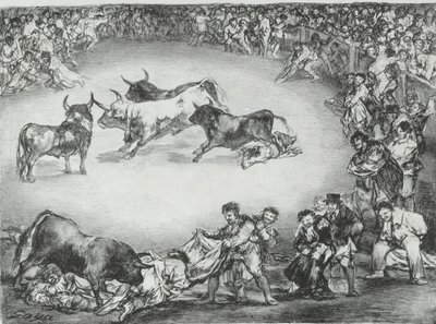 Espanjalaista viihdettä "Bulls of Bordeaux