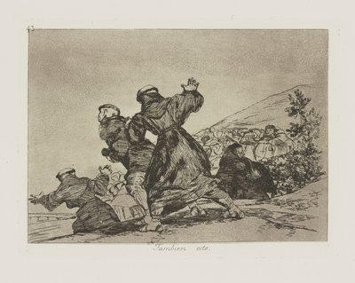 Tuo myös. (Tämäkin.), pl. 43 sarjasta The Disasters of War tekijältä Francisco de Goya