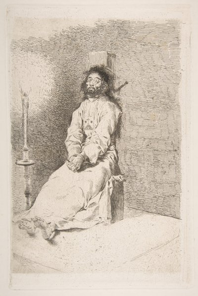 Garroted mies Garroted mies, 1778-80. tekijältä Francisco de Goya