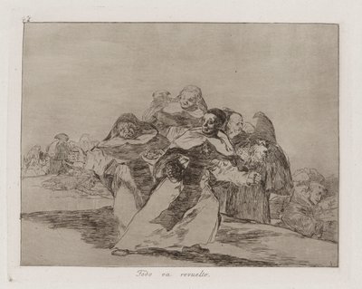 Kaikki on touhukasta, Disasters of Warin levy 42 tekijältä Francisco de Goya