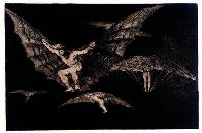 Missä on tahtoa, on tapa (tapa lentää) tekijältä Francisco de Goya