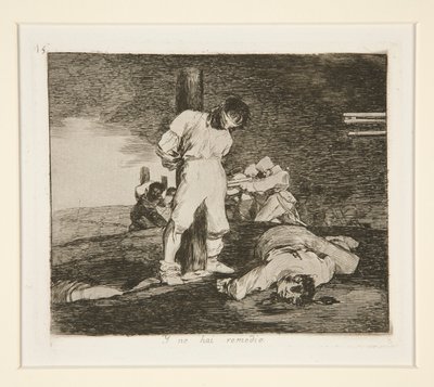 Y no hai [sic] remedio (Ja siellä tekijältä Francisco de Goya