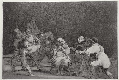 193-0082313 Uskollisuus, sananlaskujen levy 17 tekijältä Francisco Jose de Goya y Lucientes