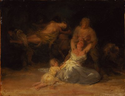 Kahteen naiseen kohdistuva väkivallanteko tekijältä Francisco Jose de Goya y Lucientes