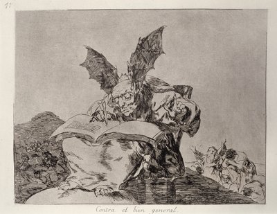 Yleistä hyvää vastaan, The Disasters of Warin levy 71 tekijältä Francisco Jose de Goya y Lucientes