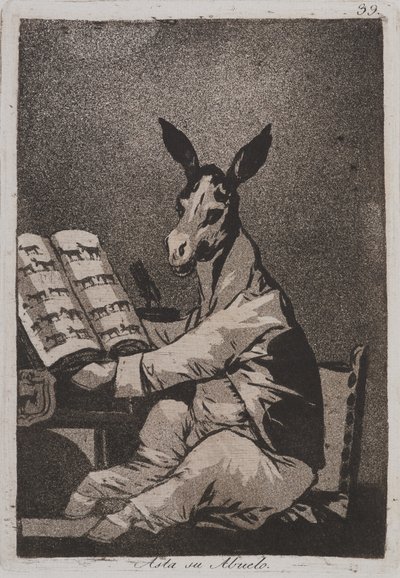 Ja niin oli hänen isoisänsä (Asta su abuelo) tekijältä Francisco de Goya