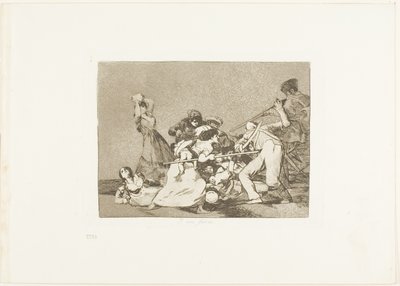 Ja ne ovat kuin petoja, levy viisi The Disasters of Warista tekijältä Francisco Jose de Goya y Lucientes