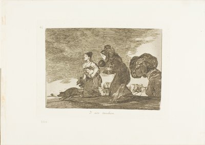 Ja myös tämä, levy 45 The Disasters of Warista tekijältä Francisco Jose de Goya y Lucientes