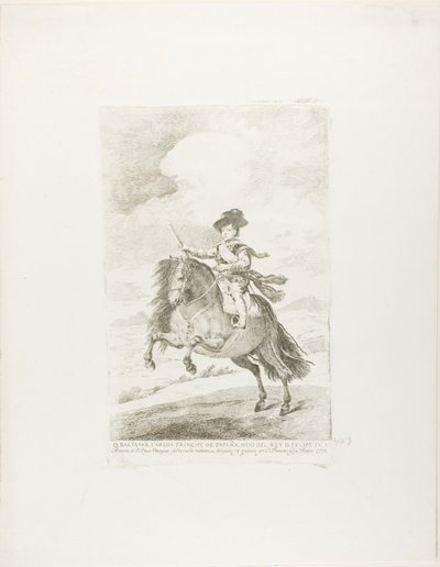 Baltasar Carlos tekijältä Francisco Jose de Goya y Lucientes