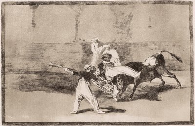 Härkätaistelu: mauri saa torviiskun areenalla tekijältä Francisco de Goya