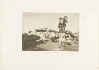 Hauta ne ja ole hiljaa, levy 18 The Disasters of Warista tekijältä Francisco Jose de Goya y Lucientes