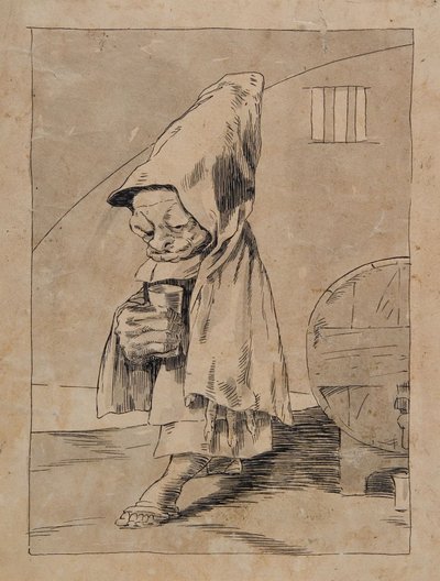 Munkin karikatyyri tekijältä Francisco Jose de Goya y Lucientes