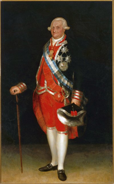 Kaarle IV, Espanjan kuningas ... (maalaus kankaalle) tekijältä Francisco Jose de Goya y Lucientes