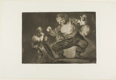 Dancing Giant, Disparates, julkaistu levynä 4 Los Proverbiosissa tekijältä Francisco Jose de Goya y Lucientes