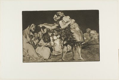 Disorderly Folly, levy seitsemän Sananlaskuista tekijältä Francisco Jose de Goya y Lucientes