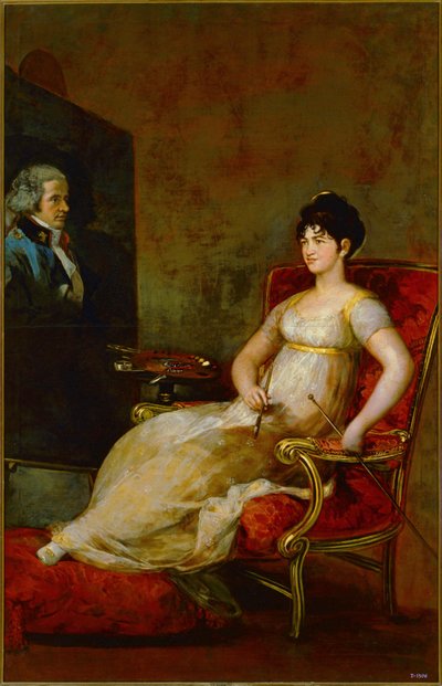 Dona Maria Tomasa Palafox, Marquesa de Villafranca ... (maalaus kankaalle) tekijältä Francisco Jose de Goya y Lucientes