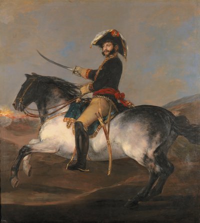 Kenraali Palafoxin ratsastusmuotokuva tekijältä Francisco de Goya