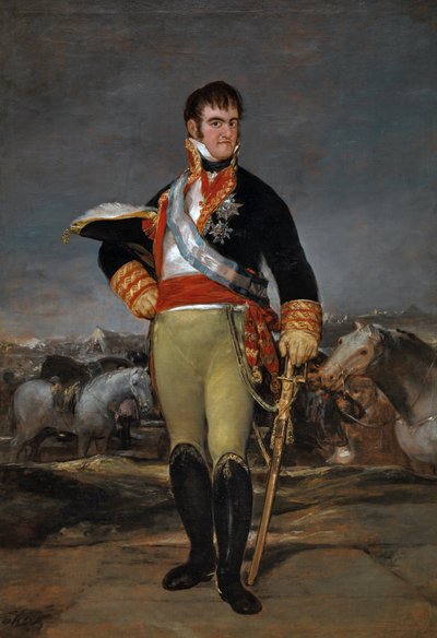 Ferdinand VII (1815) (öljy kankaalle) tekijältä Francisco Jose de Goya y Lucientes
