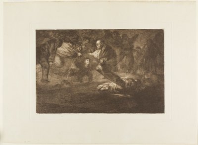 Jumala luo ne ja ne liittyvät yhteen, levy 18 Los Proverbiosista tekijältä Francisco Jose de Goya y Lucientes