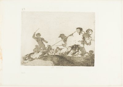 Hän ansaitsi sen, levy 29 The Disasters of Warista tekijältä Francisco Jose de Goya y Lucientes