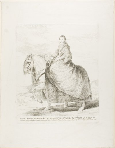 Isabella Bourbonista tekijältä Francisco Jose de Goya y Lucientes