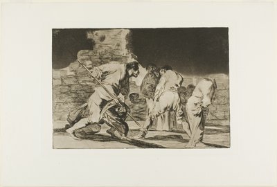Se on hämmästyttävää - ja meidät on luonut Jumala, levy kuusi Los Proverbiosista tekijältä Francisco Jose de Goya y Lucientes