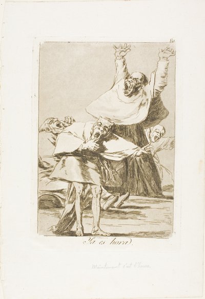 On aika, levy 80 Los Caprichosista tekijältä Francisco Jose de Goya y Lucientes