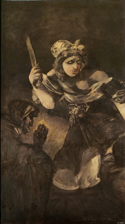 Judith ja Holofernes (öljy kankaalle) tekijältä Francisco Jose de Goya y Lucientes