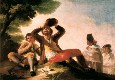 ""Le buveur"" Francisco de Goya y Lucientes (1746-1828). 1777. Madrid. Musee du Prado. tekijältä Francisco Jose de Goya y Lucientes