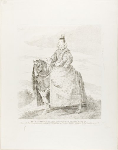 Itävallan Margaret tekijältä Francisco Jose de Goya y Lucientes