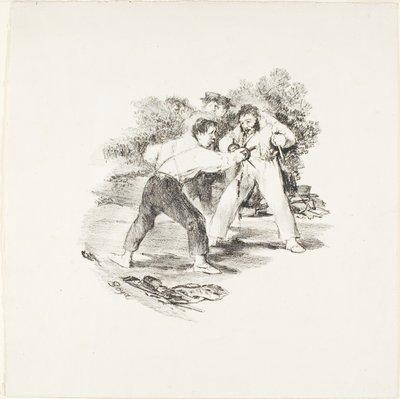 Moderni kaksintaistelu tekijältä Francisco Jose de Goya y Lucientes