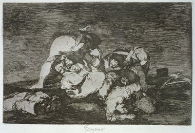 Eivät hekään, levy 10 "The Disasters of War" tekijältä Francisco Jose de Goya y Lucientes