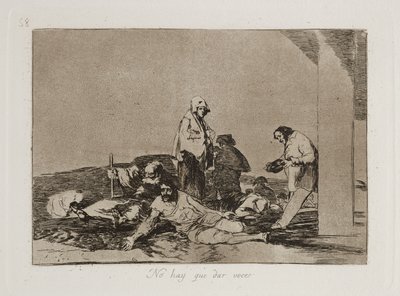 No hay que dar voces (Turha itkeä) tekijältä Francisco Jose de Goya y Lucientes