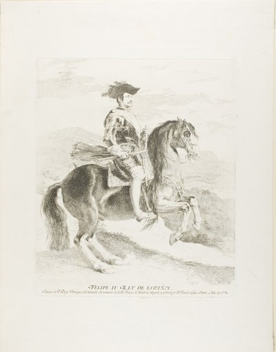 Philip V tekijältä Francisco Jose de Goya y Lucientes